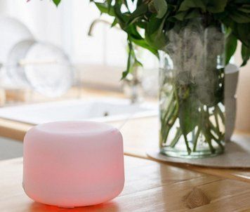 Увлажнитель &ndash; ночник &ndash; аромадифузор AROMA DIFFUSER JS301-WHITE-300ML S5191-JS301-WHITE-300ML фото